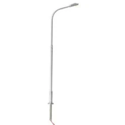 Atlas 70000164 - Single Arm Streetlight (Gray) {Cool White LED} 3-Pack - HO Scale