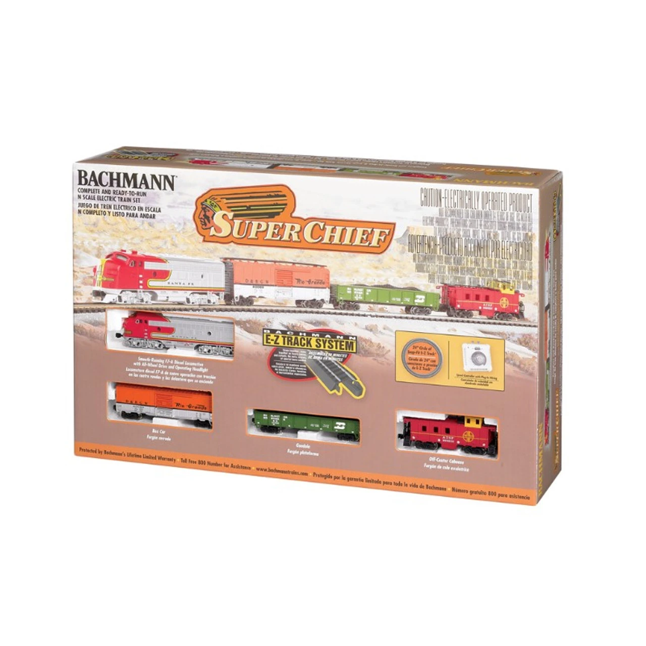 Bachmann 24021 - Super Chief Starter Set - N Scale 3 Bachmann 24021 - Super Chief Starter Set - N Scale