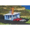 Bachmann 45709 - Drive-In Burger Stand - N Scale -Vallejo Sales Store bac45709 43434.1675436176