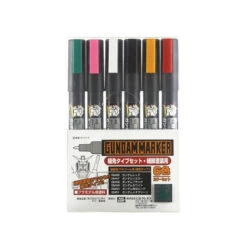 Bandai Gundam GMS110 - Ultra Fine Marker Set 6pack