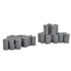 Bar Mills 1002 - Assorted 55 Gallon Drums Unpainted - N Scale -Vallejo Sales Store bar1002 66798.1671410849