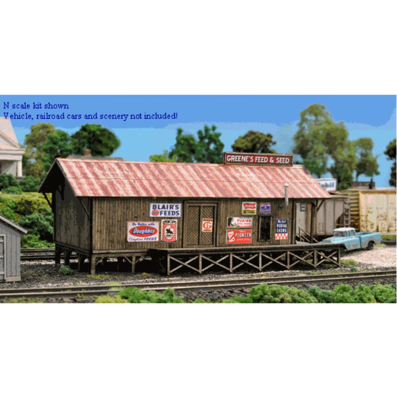 Blair Line 1005 - Greene's Feed & Seed - Laser Cut - N Scale Kit 3 Blair Line 1005 - Greene's Feed & Seed - Laser Cut - N Scale Kit