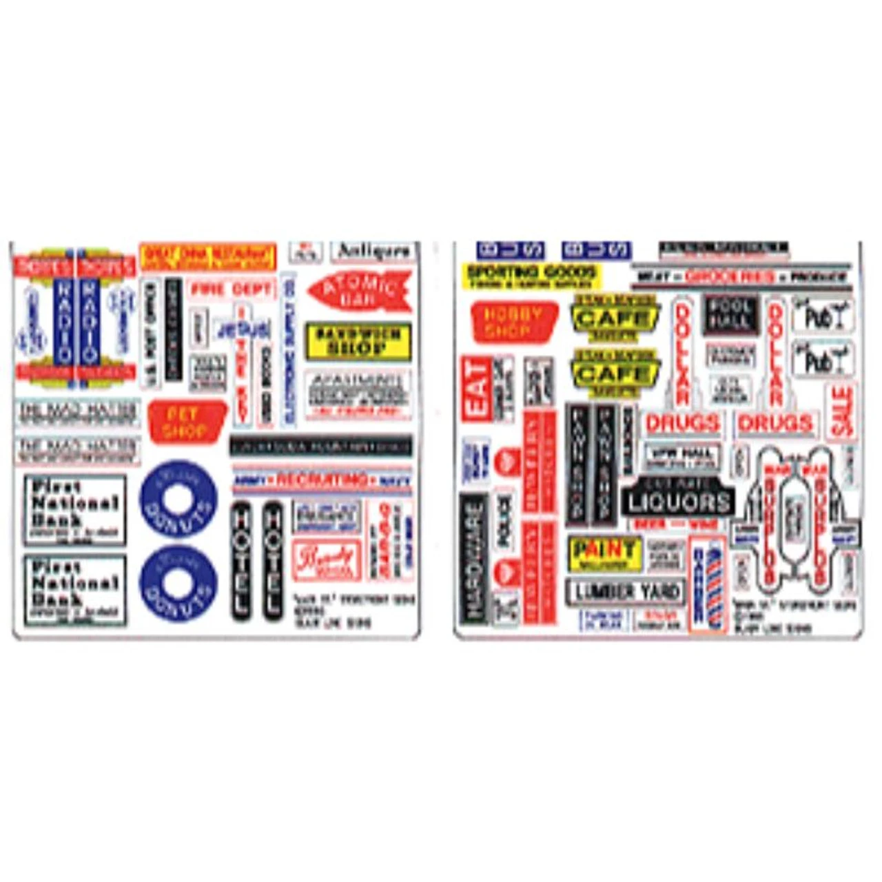 Blair Line 051 - Storefront & Advertising Signs -- Main Street Storefront - N Scale Kit 3 Blair Line 051 - Storefront & Advertising Signs -- Main Street Storefront - N Scale Kit