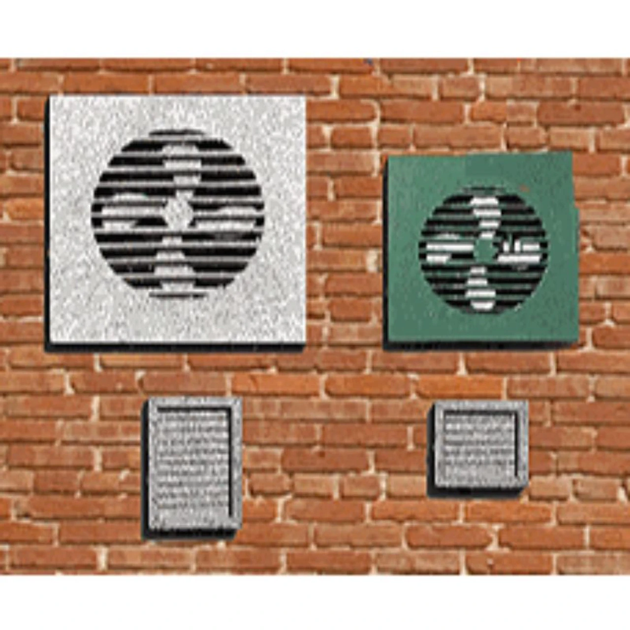 Blair Line 1707 - Wall Fans & Wall Vents - Kit -- 7 Fans & 15 Vents - N Scale Kit 3 Blair Line 1707 - Wall Fans & Wall Vents - Kit -- 7 Fans & 15 Vents - N Scale Kit