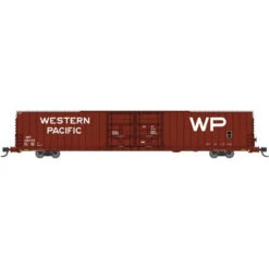 Bluford Shops 86685 - PS 86' Auto Parts Double Door Boxcar Western Pacific (WP) 86049 - N Scale
