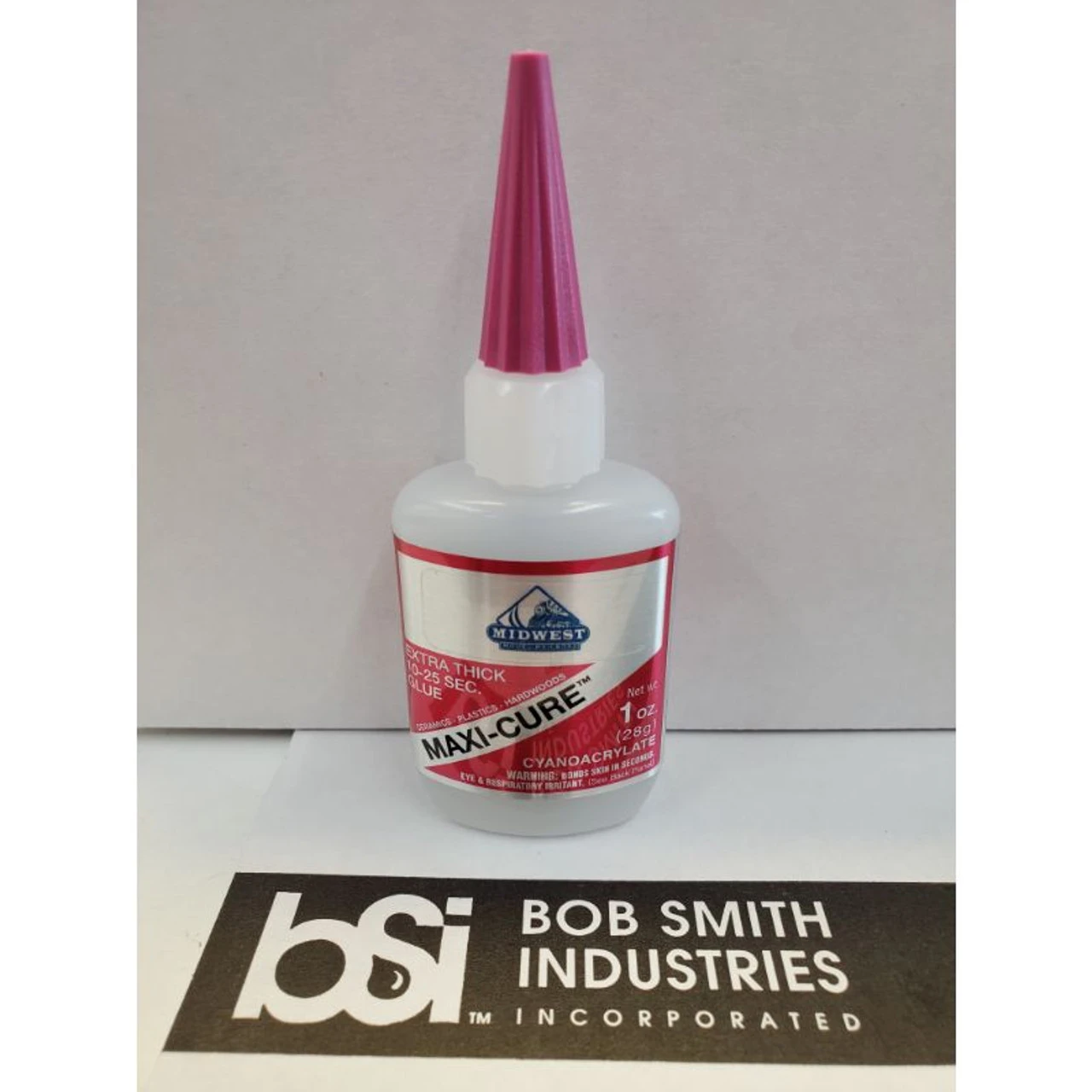 Bob Smith Industries 112 - MAXI-CURE Extra Thick Cyanoacrylate 1 Oz 3 Bob Smith Industries 112 - MAXI-CURE Extra Thick Cyanoacrylate 1 Oz