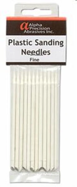 Alpha Abrasives 0403 - Plastic Sanding Needles - Fine 320 Grit Pkg(8)