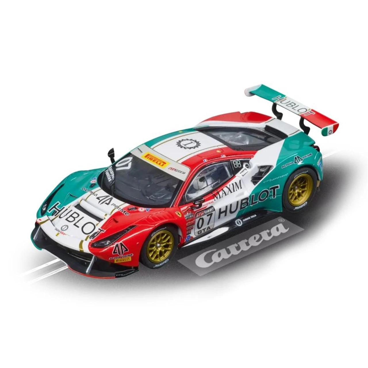 Carrera 20030999 - Ferrari 488 GT3 "Squadra Corse Garage Italia, No.7" - Digital - 1:32 Scale 3 Carrera 20030999 - Ferrari 488 GT3 "Squadra Corse Garage Italia, No.7" - Digital - 1:32 Scale