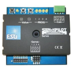 ESU 51822 - SwitchPilot Servo V2.0, 4-fach Servo Decoder, DCC/MM, RailCom