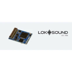 ESU 58219 - LokSound 5 Fx DCC/MM/SX/M4 »Blank Decoder«, 21MTC NEM660, With Loudspeaker 11x15mm - HO Scale