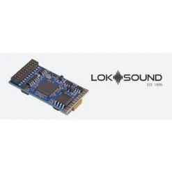 ESU 58419 - LokSound 5 DCC/MM/SX/M4 "blank Decoder", 21MTC NEM6660, With Speaker 11x15mm - HO Scale