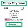 Evergreen 228 - Styrene Tube 1/4 Inch 1 Evergreen 228 - Styrene Tube 1/4 Inch -Vallejo Sales Store evg228 78516.1671411065