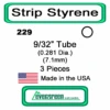 Evergreen 229 - Styrene Tube 9/32 Inch 2 Evergreen 229 - Styrene Tube 9/32 Inch -Vallejo Sales Store evg229 13670.1671411065