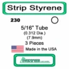 Evergreen 230 - Styrene Tube 5/16 Inch -Vallejo Sales Store evg230 98841.1671411065