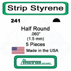 Evergreen 241 - Half Round .060"