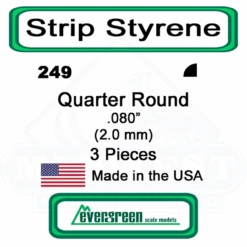 Evergreen 249 - Quarter Round .080in