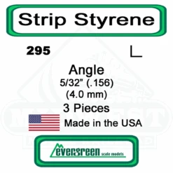 Evergreen 295 - Styrene Angle .156"