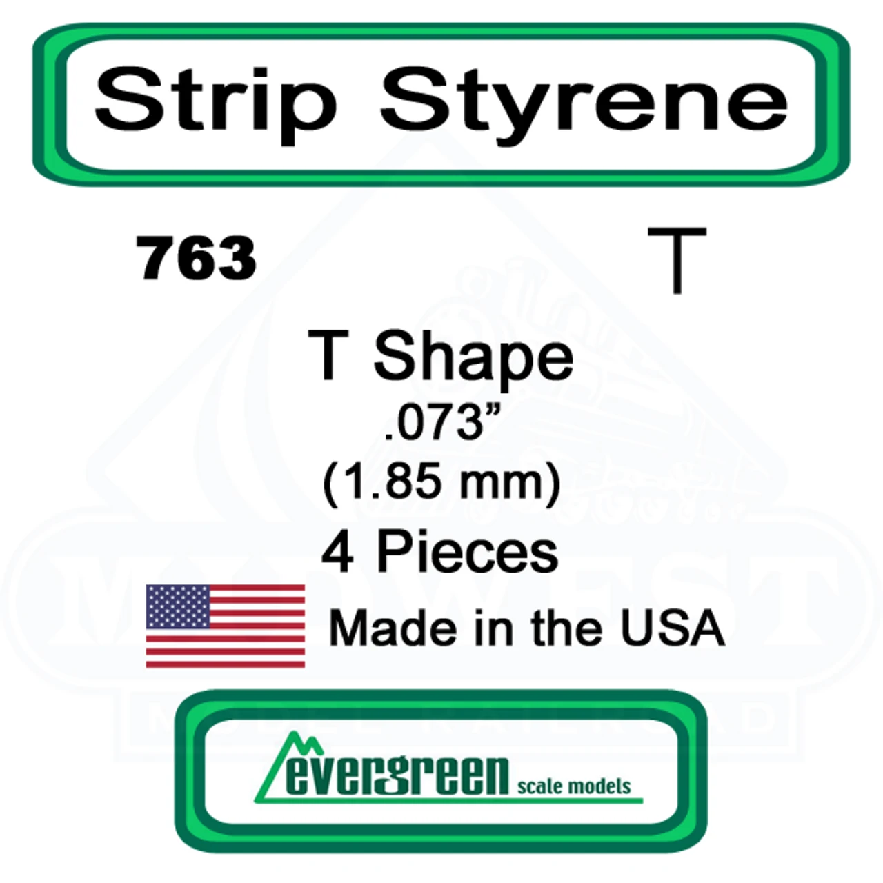 Evergreen 763 - Styrene Ts .073" 3 Evergreen 763 - Styrene Ts .073"