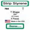 Evergreen 764 - Styrene Ts .092" -Vallejo Sales Store evg764 00317.1671411078
