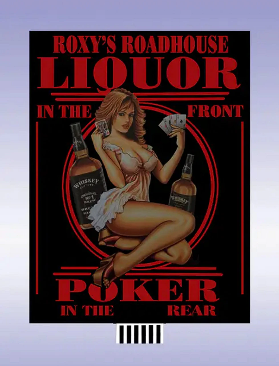 Miller Engineering 44-6552 - Roxy's Roadhouse Billboard - Multi Scale 3 Miller Engineering 44-6552 - Roxy's Roadhouse Billboard - Multi Scale