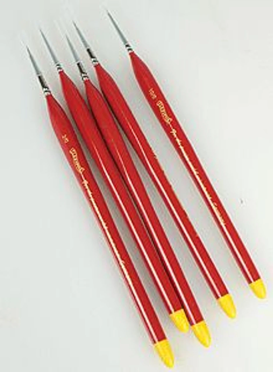 Flex-i-File BRUF-5P - Precision Paint Brush Set- Ultra Fine - 1 Each #10/0, 5/0, 4/0, 3/0, 2/0 3 Flex-i-File BRUF-5P - Precision Paint Brush Set- Ultra Fine - 1 Each #10/0, 5/0, 4/0, 3/0, 2/0