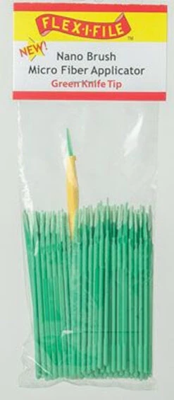 Flex-i-File N938001B - Nano Brush Bulk Pack - Long Tip (black) Pkg(100)