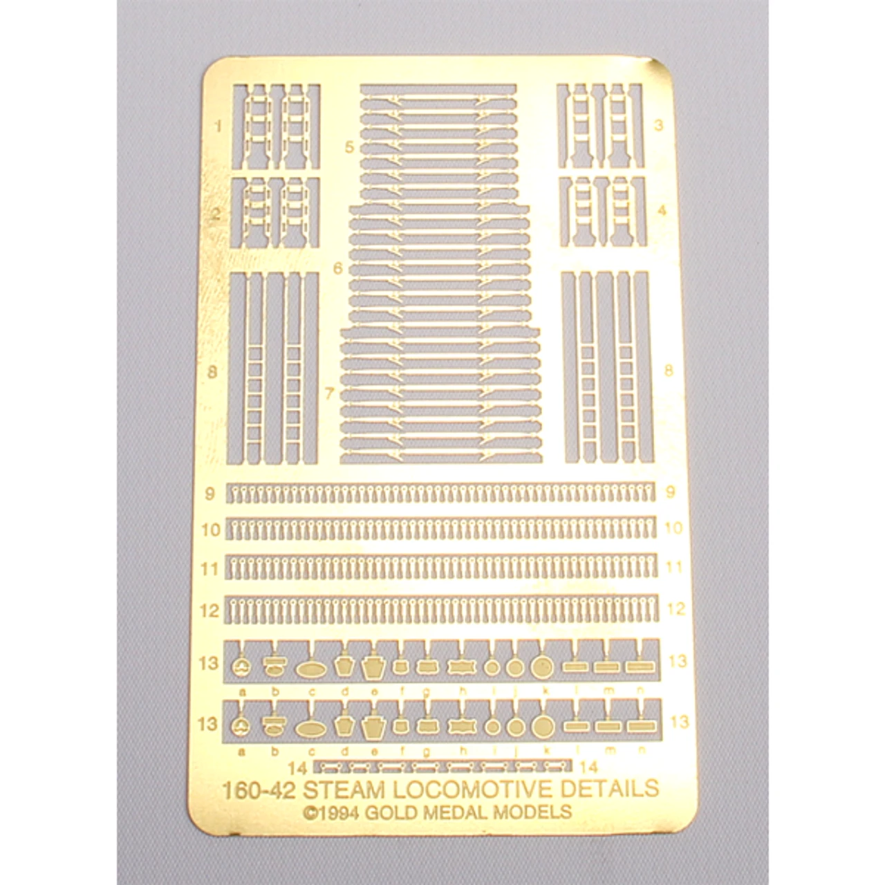 Gold Medal Models 160-42 - Steam Locomotive Detailing Set 3 Gold Medal Models 160-42 - Steam Locomotive Detailing Set