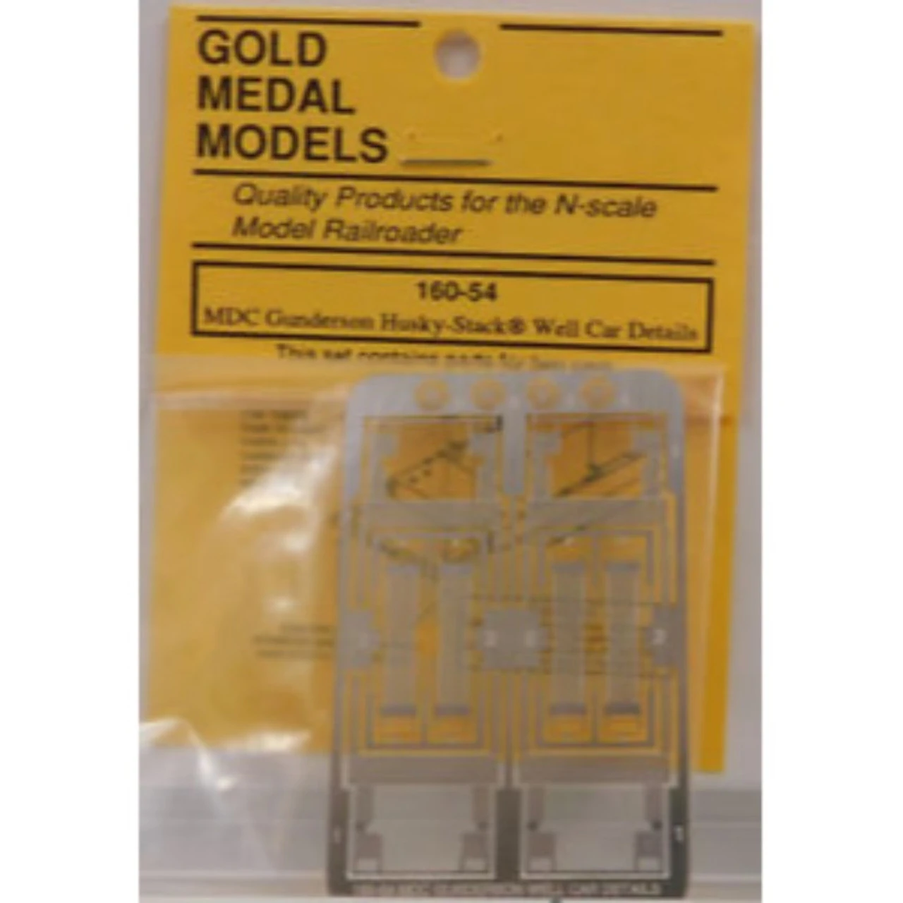 Gold Medal Models 160-54 - Detailing Set For MDC Gunderson Well Car (parts For Two Cars) 3 Gold Medal Models 160-54 - Detailing Set For MDC Gunderson Well Car (parts For Two Cars)