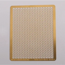 Gold Medal Models 160-58 - X-Bracing For Steel Girders (800 Scale Feet)