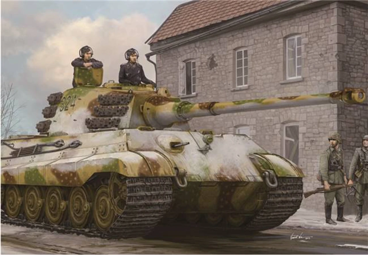 Hobby Boss 84532 - PzKpfwVi SdKfz182 Tiger II Henschel Feb-1945 Production Germany - 1:35 Scale Kit 3 Hobby Boss 84532 - PzKpfwVi SdKfz182 Tiger II Henschel Feb-1945 Production Germany - 1:35 Scale Kit