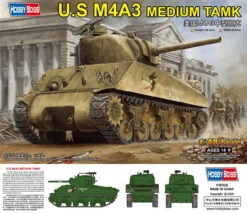 Hobby Boss 84803 - M4A3 Tank United States - 1:48 Scale Kit