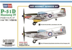 Hobby Boss 85806 - P-51D Mustang IV Fighter United States - 1:48 Scale Kit