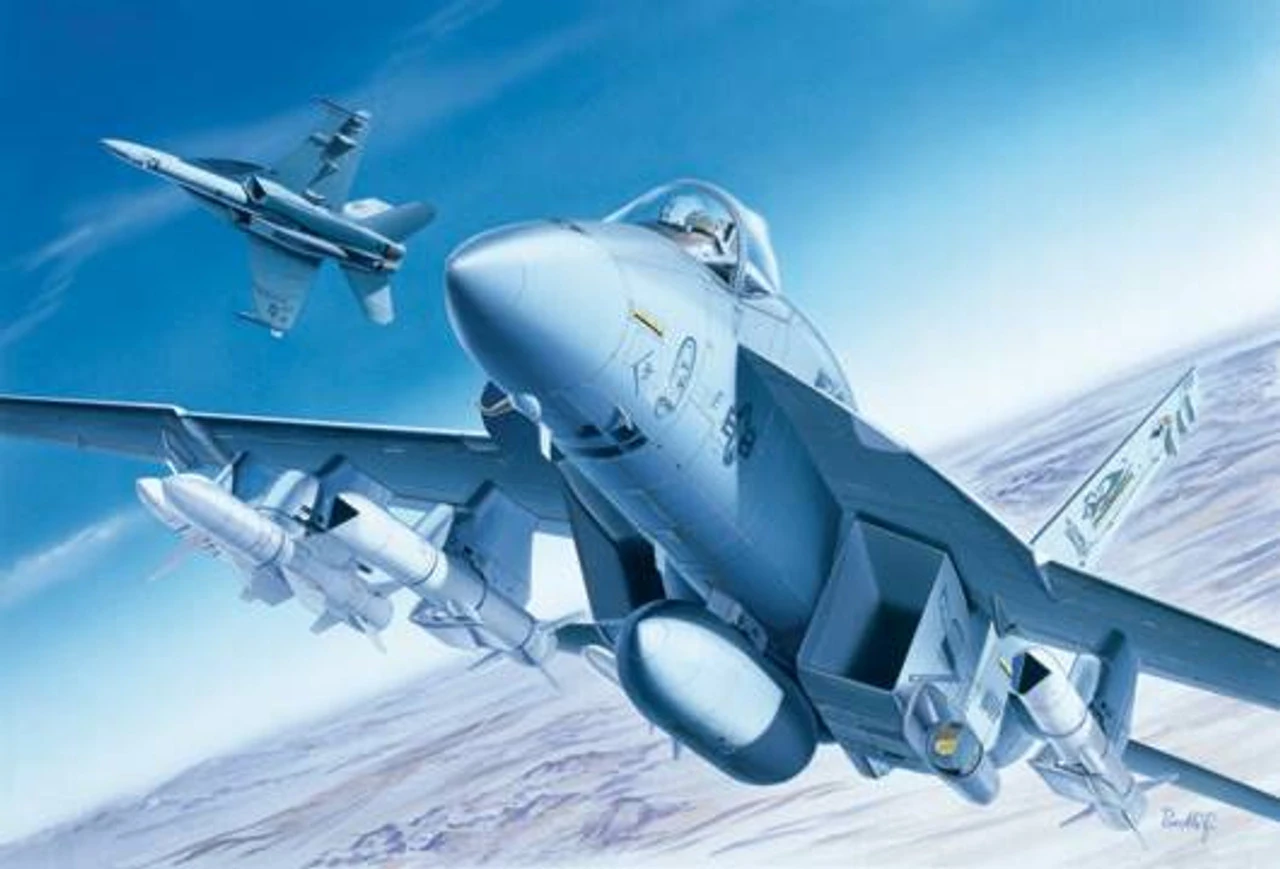 Italeri 0083 - F/A-18E Super Hornet United States - 1:72 Scale Kit 3 Italeri 0083 - F/A-18E Super Hornet United States - 1:72 Scale Kit