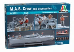 Italeri 5611 - M.A.S Crew And Accessories Italy - 1:35 Scale Kit