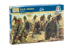 Italeri 6099 - WWII D.A.K. Infantry Germany - 1:72 Scale Kit