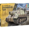 Italeri 6573 - 38cm RW 61 Auf Sturmmoser Tiger Germany - 1:35 Scale Kit -Vallejo Sales Store ita6573 78014.1681138829
