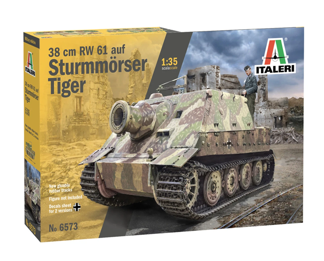 Italeri 6573 - 38cm RW 61 Auf Sturmmoser Tiger Germany - 1:35 Scale Kit 3 Italeri 6573 - 38cm RW 61 Auf Sturmmoser Tiger Germany - 1:35 Scale Kit