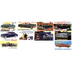 JL Innovative 203 - Auto Signs For Billboards 1940's To 1960's - N Scale