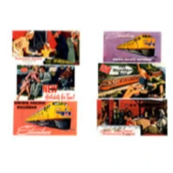 JL Innovative 327 - Rail Billboard Signs (6) 40's-50's - N Scale Kit