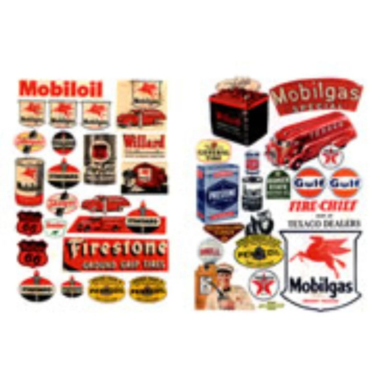 JL Innovative 685 - Gas Station & Oil Company Posters & Signs 1940's - 50's - N Scale 3 JL Innovative 685 - Gas Station & Oil Company Posters & Signs 1940's - 50's - N Scale