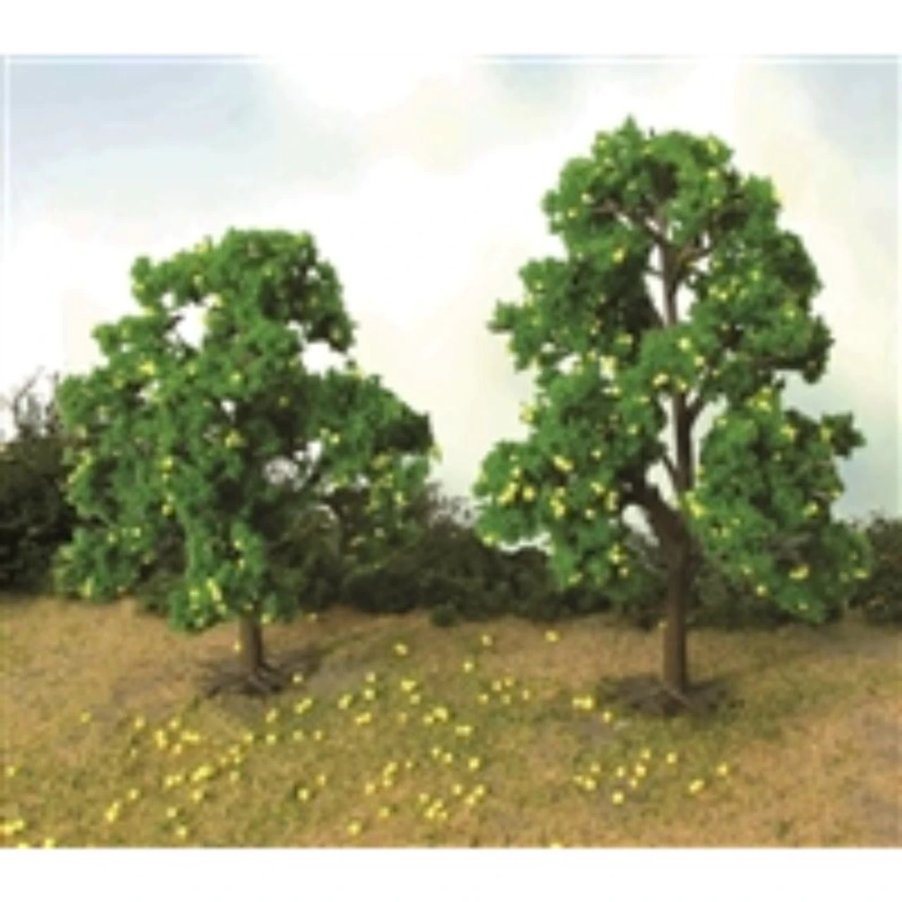 JTT 92127 - Lemon Tree Grove 4.5"-5", 2pcs - O Scale 3 JTT 92127 - Lemon Tree Grove 4.5"-5", 2pcs - O Scale