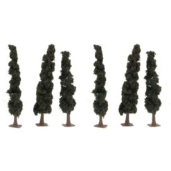 JTT 92135 - Conifer 5-1/2 - 6" - 6pcs - Multi Scale