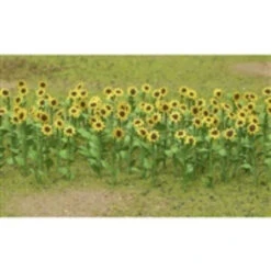 JTT 95523 - Sunflowers: 16/pk 1" - HO Scale