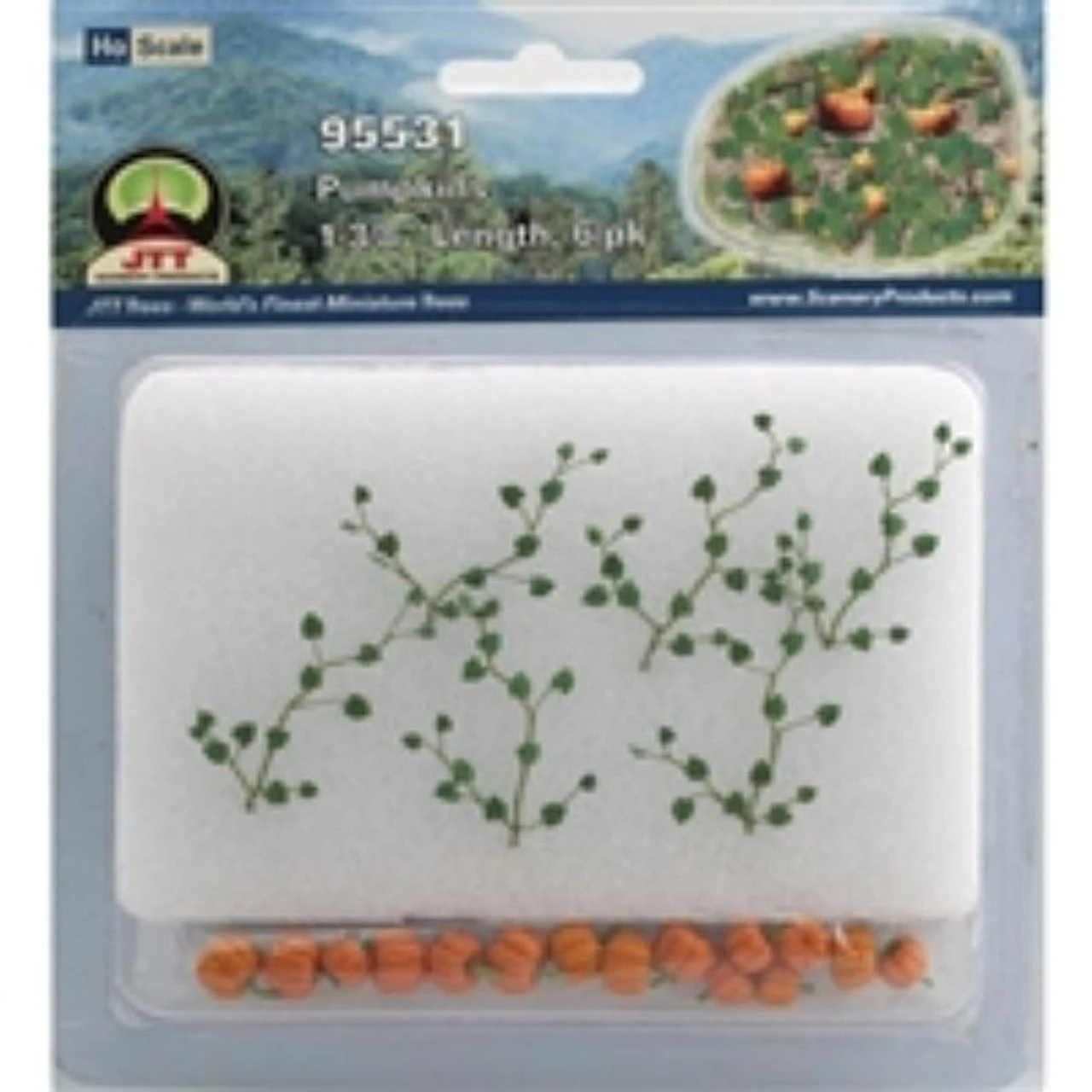 JTT 95531 - Pumpkin Patches: 6/pk - 1-3/8in - HO Scale 3 JTT 95531 - Pumpkin Patches: 6/pk - 1-3/8in - HO Scale
