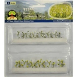JTT 95544 - Daisies: 24/pk - 7/8in - O Scale