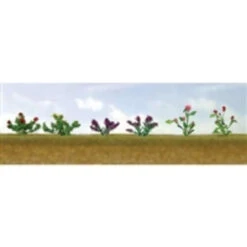 JTT 95557 - Flower Plants Assortment: #1 - 12/pk - HO Scale
