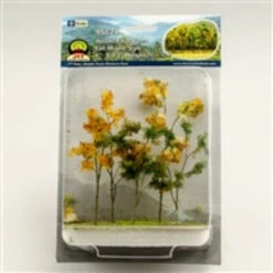 JTT 95624 - Woodsedge: Fall Mixed 5/pk - 4" - 5.5" - O Scale