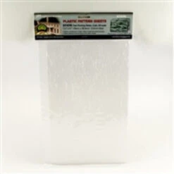 JTT 97476 - Pattern Sheets: Fast Flowing Water 2/pk - 30mm Wave Size - Multi Scale