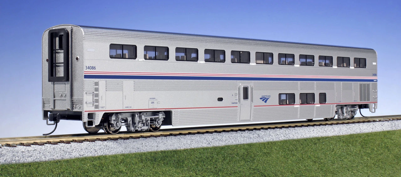 Kato 156-0980-1 - Superliner I Coach - Phase VI (also Known As Phase IVb) Amtrak (AMTK) 34006 - N Scale 3 Kato 156-0980-1 - Superliner I Coach - Phase VI (also Known As Phase IVb) Amtrak (AMTK) 34006 - N Scale