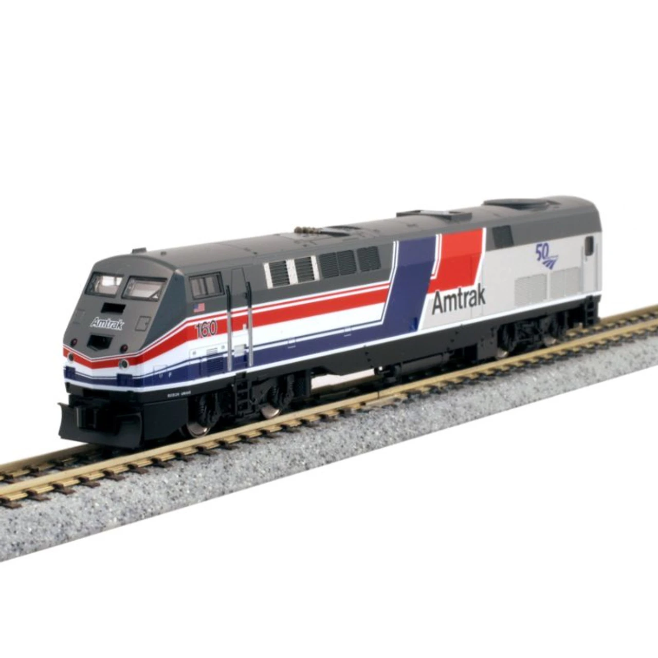 Kato 176-6038-DCC - GE P42DC W/ DCC Amtrak (AMTK) "Pepsi Can" #160 - N Scale 3 Kato 176-6038-DCC - GE P42DC W/ DCC Amtrak (AMTK) "Pepsi Can" #160 - N Scale